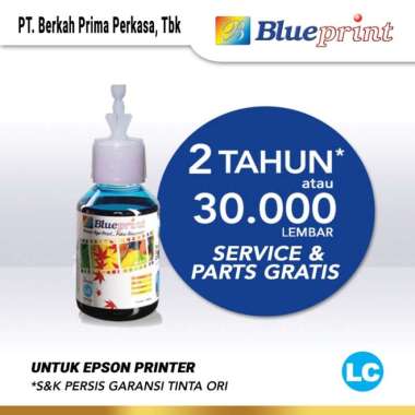 BLUEPRINT Tinta Epson 673 Refill For Printer Epson L800, L805 - 100ml Biru Muda