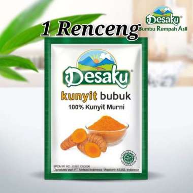 1 Renceng Desaku Kunyit Bubuk
