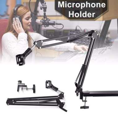 TaffSTUDIO Stand Arm for Microphone Bracket Adjustable Mic Arm Stand Holder For Sound Record
