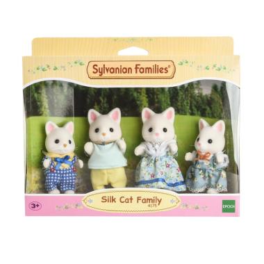 Sylvanian Families Silk Cat Family Mainan Anak