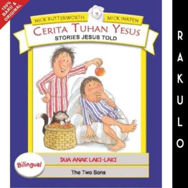 Buku Cerita Anak Kristen Seri Cerita Tuhan Yesus Dua Anak Laki-laki