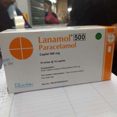 Original Lanamol 500mg Paracetamol, Sanmol , Maganol