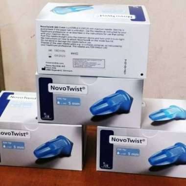 Original NovoTwist - Jarum insulin biru ST