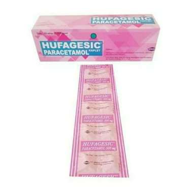 Original Hufagesic paracetamol 500 mg-per strip