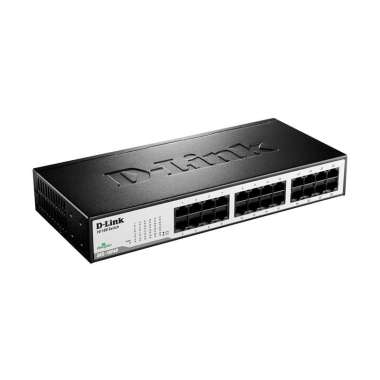 D-LINK DES-1024D Metal Switcher - Hitam [24 Ports]