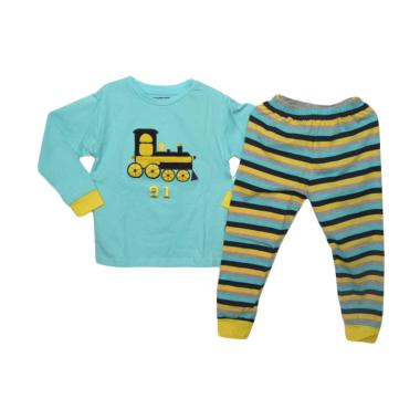 VERINA BABY Bordir Train Pajamas Anak with Pants
