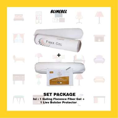 [PAKET] Guling Florence Fiber + Liev Bolster Protector