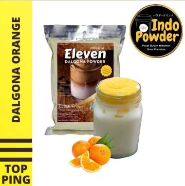 Bubuk DALGONA ORANGE 1kg - Bubuk DALGONA ORANGE anti gagal 1Kg - DALGONA ORANGE Powder 1Kg