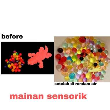 Mainan water beads / hydrogel orbeez/water beads mainan anak animal
