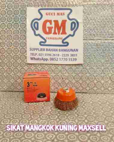 Sikat Kawat \ Sikat Kawat Mangkok \ Sikat Mangkok Kuning MAXSELL