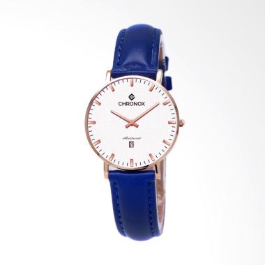 CHRONOX CX1007-B PRG Leather Strap Jam Tangan Wanita