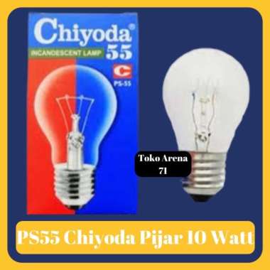 Lampu Bohlam Chiyoda Clear 10 W 10Watt Lampu Pijar Chiyoda Clear 10W 10 Watt Bubble Wrap