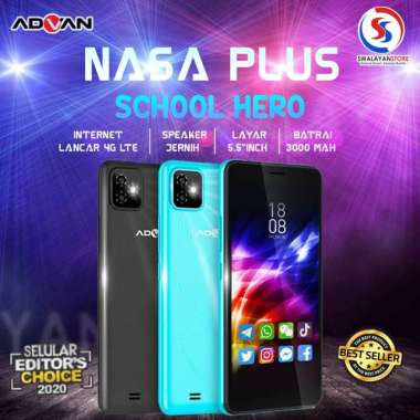 Advan Nasa Plus 2/16 Ram 2gb Rom 16gb Android Garansi resmi