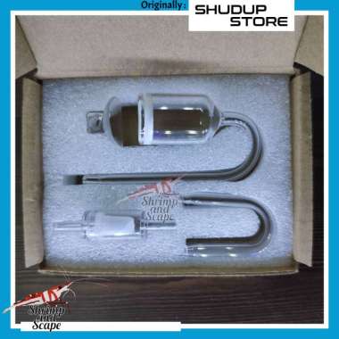 Aquascape Co2 Diffuser Glass / Kaca Paket 1 Set untuk Co2 DIY / Tabung Putih