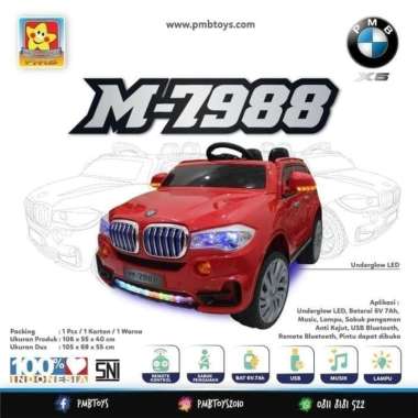 M7988 - M-7988 BMW MOBIL AKI MAINAN ANAK PMB PROMO BONUS Putih