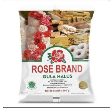 Promo Harga ROSE BRAND Gula Halus 500 gr - Blibli