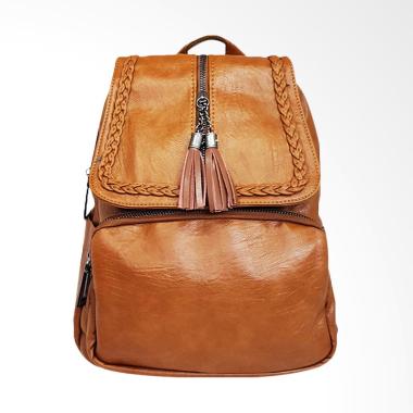 tas kulit backpack wanita
