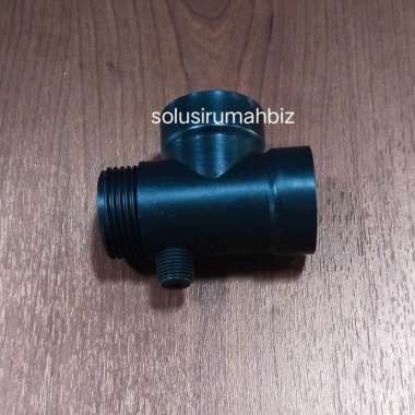 tee pompa air tee otomatis T pvc empat cabang plastik 4way 4 way drat