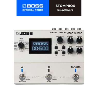 BOSS Stompbox Digital Delay DD-500 Pedal Efek Suara Gitar Delay