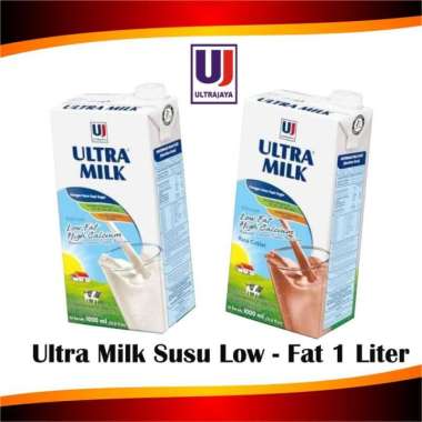 Promo Harga Ultra Milk Susu UHT Low Fat Coklat 1000 ml - Blibli