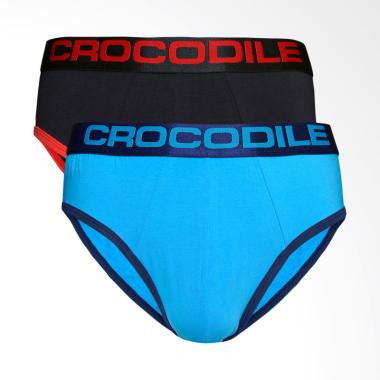 Crocodile Underwear Briefs Celana Dalam Pria - Multicolor [2 Pcs/ 521-283] L Multicolor