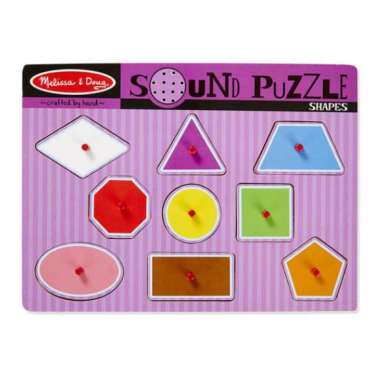 Melissa & Doug Shapes Sound Puzzle Edukasi MD-728