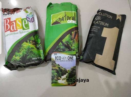 Paket substrate dasar aquascape one riset base natural soil eco one