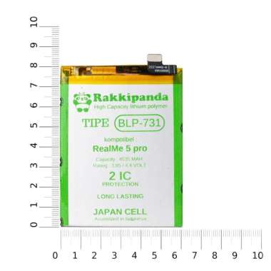 RakkiPanda - Baterai BLP731 Realme 5 Pro