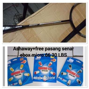Raket Badminton Berkualitas ASHAWAY TI 100 TITANIUM MESH Dengan Senar