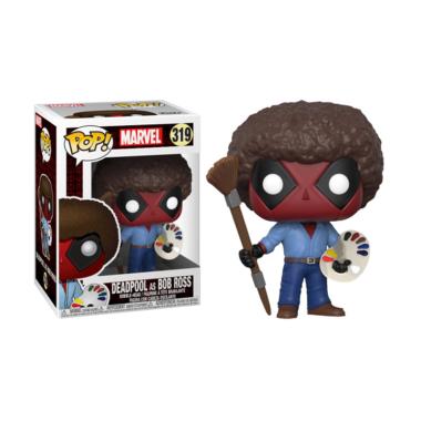 Funko POP! Marvel Deadpool 2 - Deadpool as Bob Ross #319 Action Figure