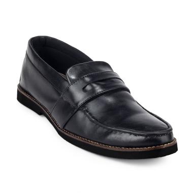 Giant Flames Harper Loafer Sepatu Formal Pria - Black