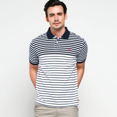 POLO RALPH LAUREN Stripe Custom Fit ... White NP Navy [PX1800001]