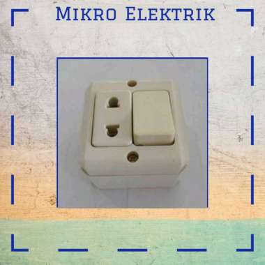 Broco OB Saklar Engkel + Stop Kontak Cream 1521111