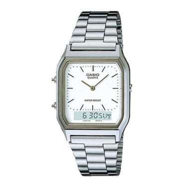 CASIO ORIGINAL - CASIO AQ-230A-7DMQ - JAM TANGAN PRIA JAM PRIA - STAINLESS CASIO AQ-230A-7D AQ 230A 