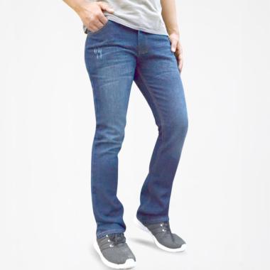 Helder Denim Whisker Premium Slim Bootcut Celana Jeans Pria
