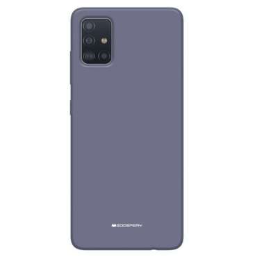 Case Samsung Galaxy A71 Mercury Silicone Case Goospery Casing Anti Noda Original A71 LAVENDER GRAY