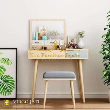 Tolet minimalis kayu Jati, Meja Rias murah