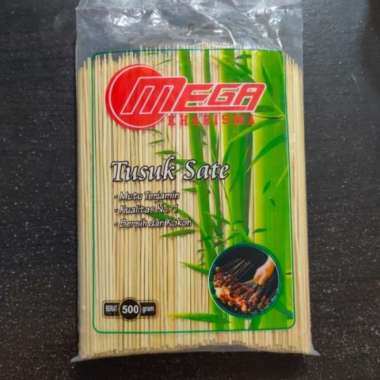 TUSUK SATE BAMBU Qty. 500 GRAM/PACK GOOD QUALITY MEGA KHARISMA