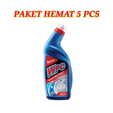 [PAKET HEMAT 5 PCS] WPC Pembersih Toilet 600 ml Botol / WPC Pembersih Closet / Pembersih Kamar Mandi