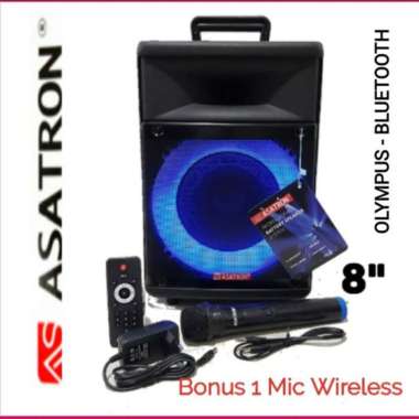 Speaker Portable Asatron OLYMPUS 8 INCH