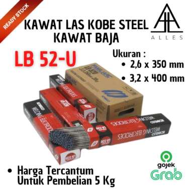 Kawat Las Listrik LB 52 - U / Kawat Baja / Kawat Las Kobe Steel 2,6 mm