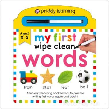 WORDS - Priddy learning wipe clean Board Book