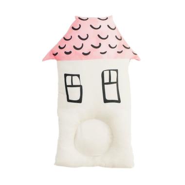 Cottonseeds Head Pillow Little House Bantal Kepala Bayi - Pink Pink