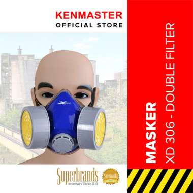 Xander Masker Respirator Double XD-306 / Masker Spray / Masker Gas