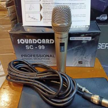 mic kabel soundcard SC-99 sc 99 legendaris mic 100 % ORIGINAL Multicolor