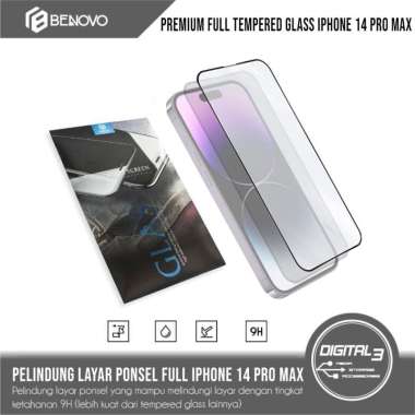 Benovo Full Tempered Glass iPhone 13 Pro Max / 14 Plus (6.7) Screen Guard Protector