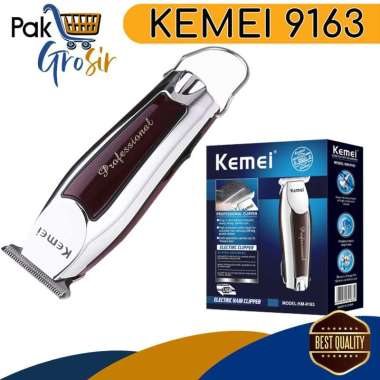 KEMEI PROFESIONAL WIRELESS ALAT MESIN CUKUR RAMBUT ELEKTRIK KM-9163