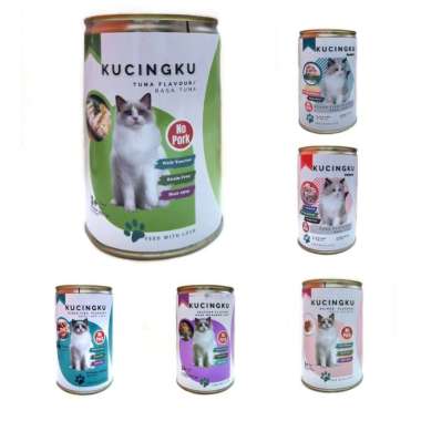 KUCINGKU Cat Food 400gr/makanan kucing kaleng