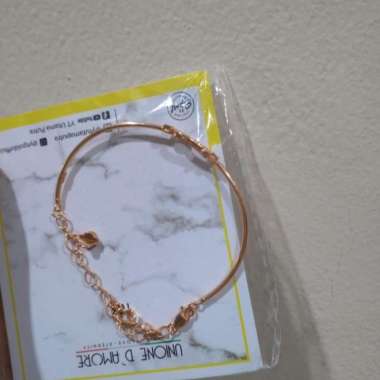 gelang bangle variasi nory bandul elegant emas asli