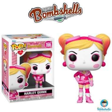 Funko POP! DC Comics Bombshells - Harley Quinn Breast Cancer Awareness